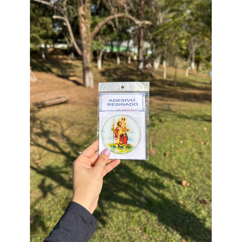 Adesivo São Cristóvão Alto Relevo Flexível