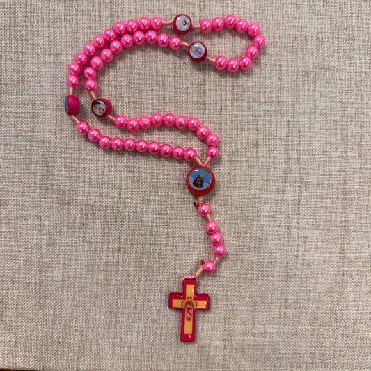 Terço Infantil Rosa