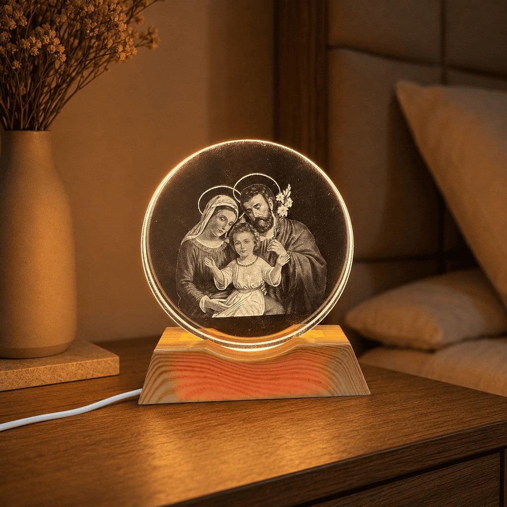 Luminária Bivolt Abajur Sagrada Família