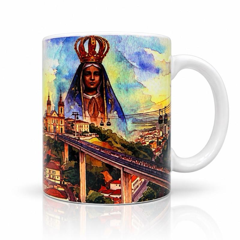 Caneca de Louça Porcelana 350ml