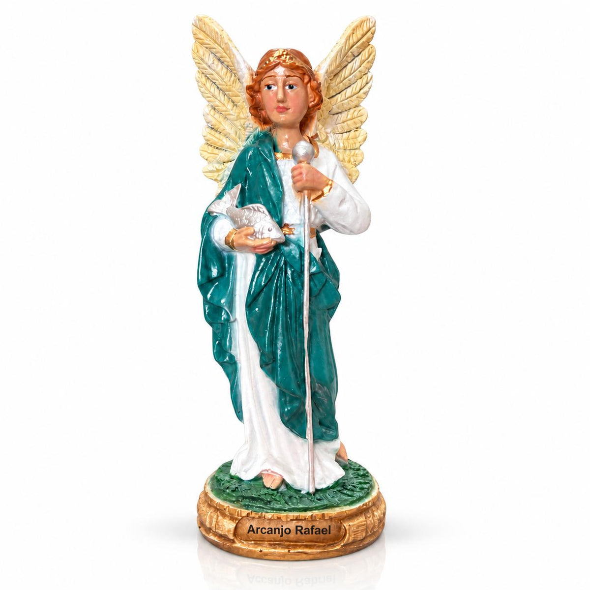 Imagem Sacra Religiosa em Resina 15 cm Santos