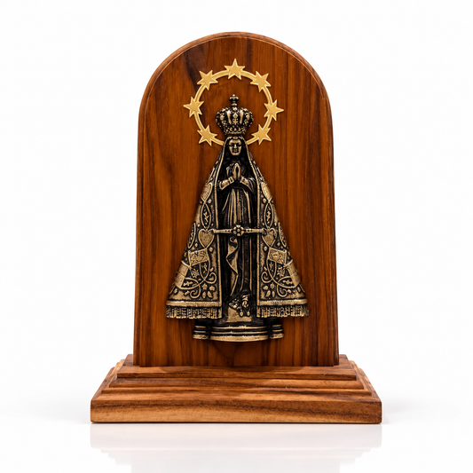 Oratório Madeira De Nossa Senhora Aparecida