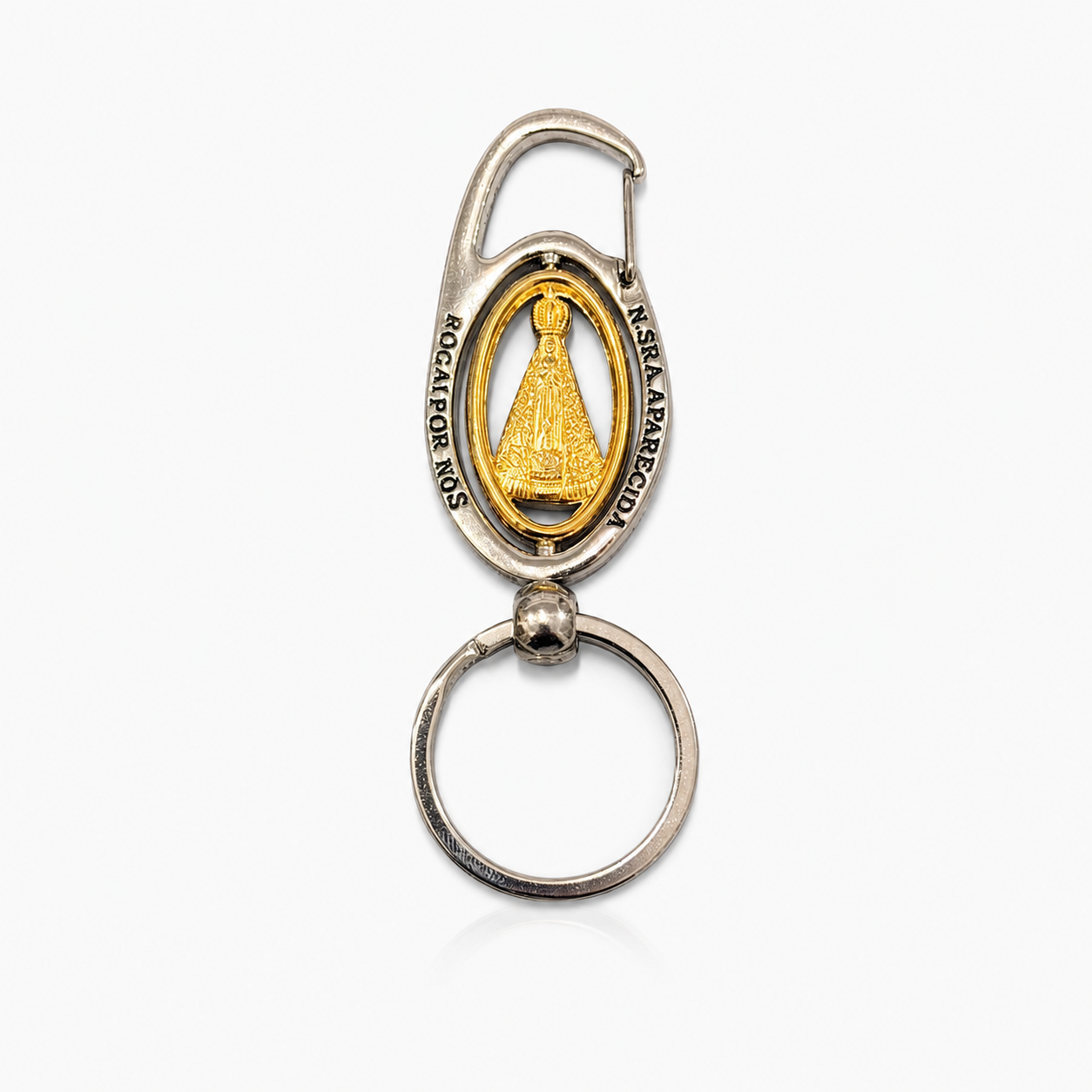 Chaveiro Mosquete Argola Nsa Dourado