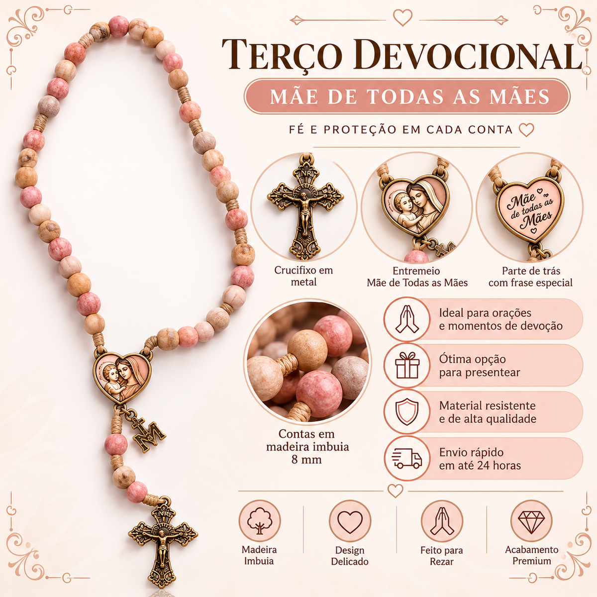 Terço Devocional Mãe de Todas as Mães