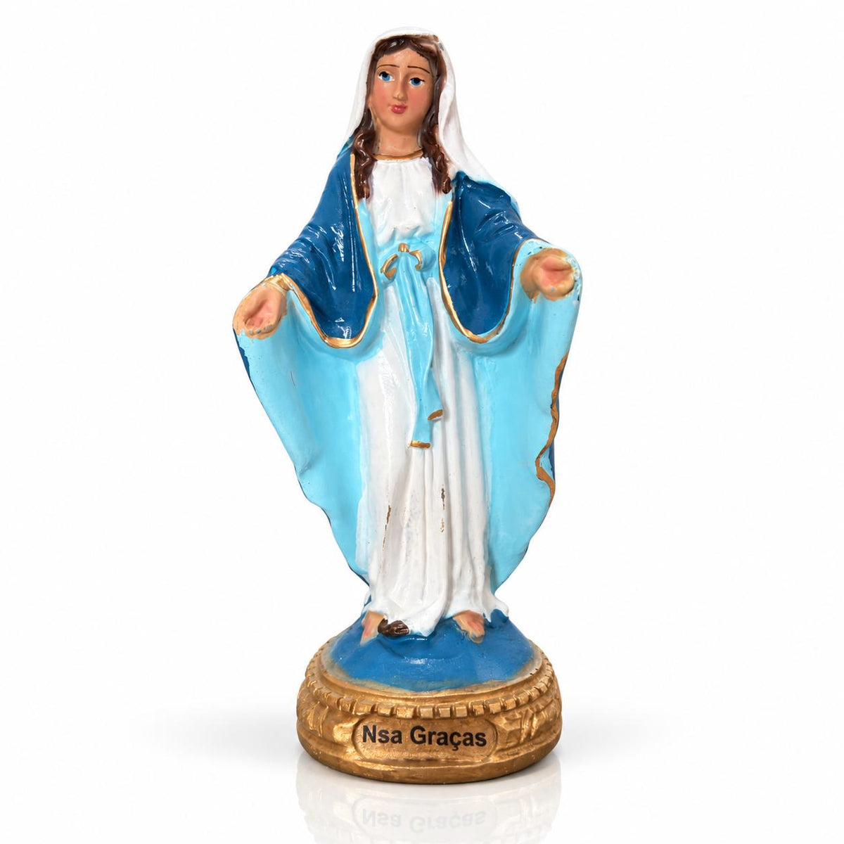 Imagem Sacra Religiosa em Resina 15 cm Santas