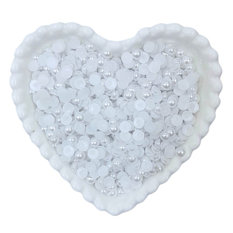 Meia Perola 3500un Pacote 500g Abs Sem Furo