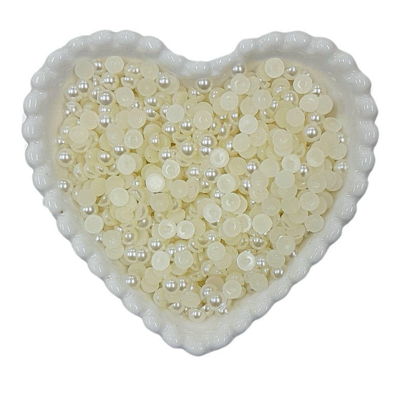 Meia Perola 3500un Pacote 500g Abs Sem Furo