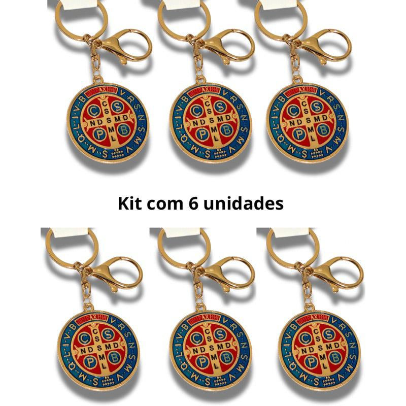 Chaveiro São Bento Kit Atacado com 6 ou 12 Chaveiros Kit Revenda
