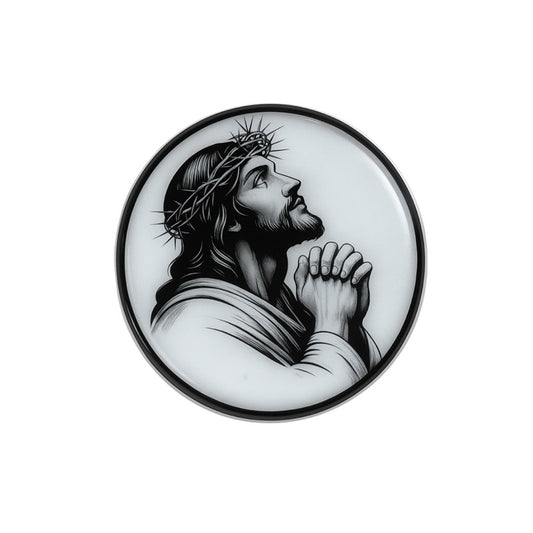 Adesivo Jesus Cristo Orando Alto Relevo