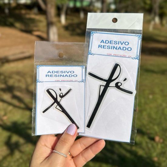 Adesivo Fé Alto Relevo Flexível