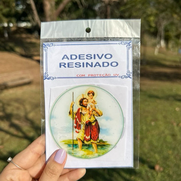 Adesivo São Cristóvão Alto Relevo Flexível