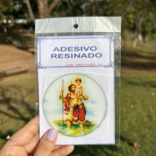 Adesivo São Cristóvão Alto Relevo Flexível