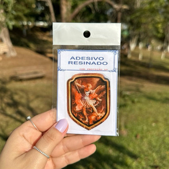 Adesivo Escudo de São Miguel Arcanjo Alto Relevo