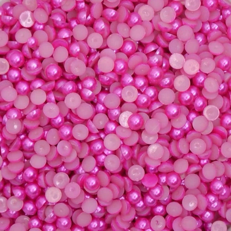 Meia Perola 3500un Pacote 500g Abs Sem Furo