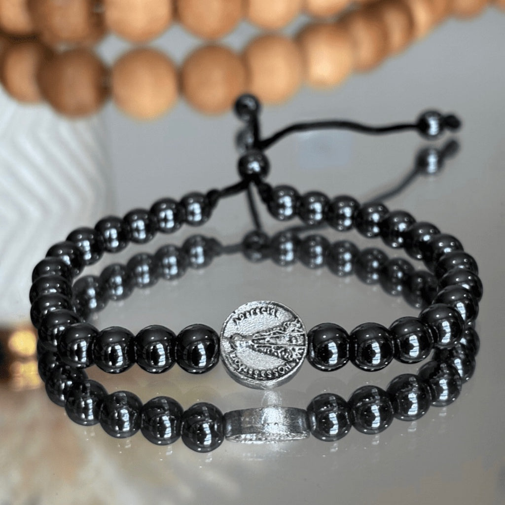 Pulseira De Hematita de São Bento NSA