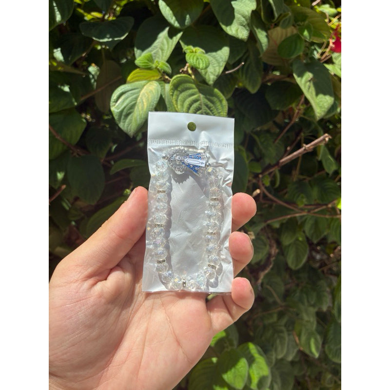 Pulseira Ajustável Com Elástico Nossa Senhora Aparecida