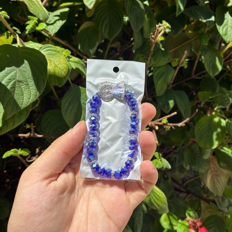 Pulseira Ajustável Com Elástico Nossa Senhora Aparecida