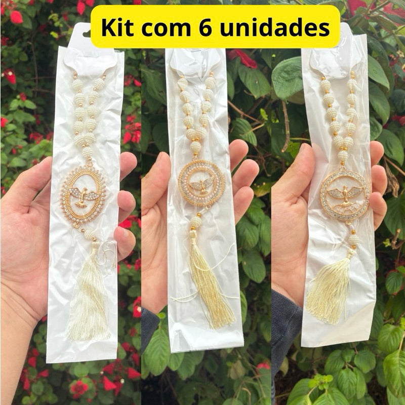 Kit Dezena Espírito Santo Atacado Revenda Para Bolsa Casa Retrovisor de Carro
