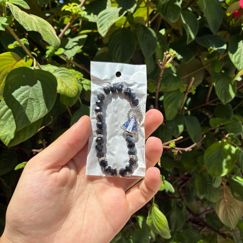 Pulseira Ajustável Com Elástico Nossa Senhora Aparecida