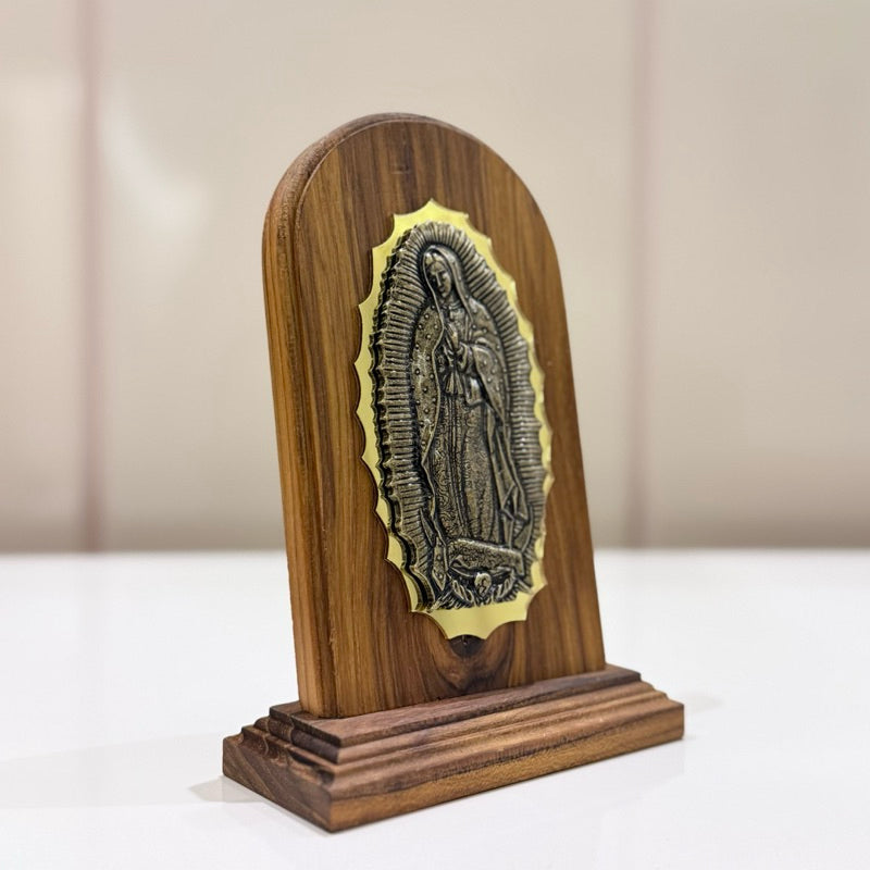 Kit Oratório Crucifixo São Miguel Arcanjo Nossa Senhora de Guadalupe