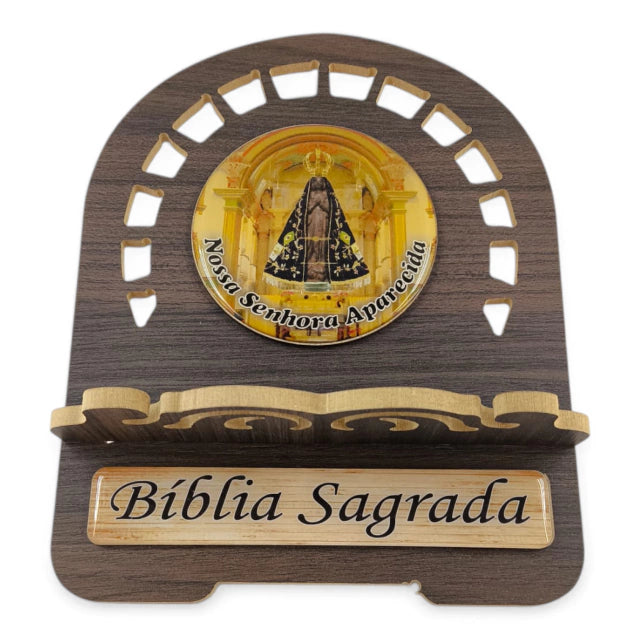 Porta Bíblia Sagrada Nossa Senhora Aparecida 17x22cm