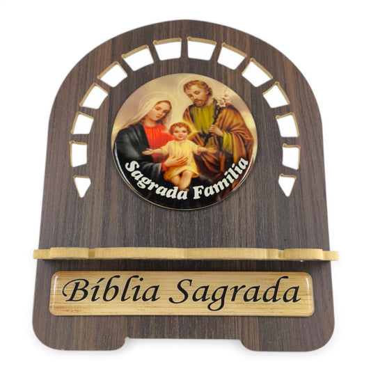Porta Bíblia Sagrada Sagrada Família 21x26cm