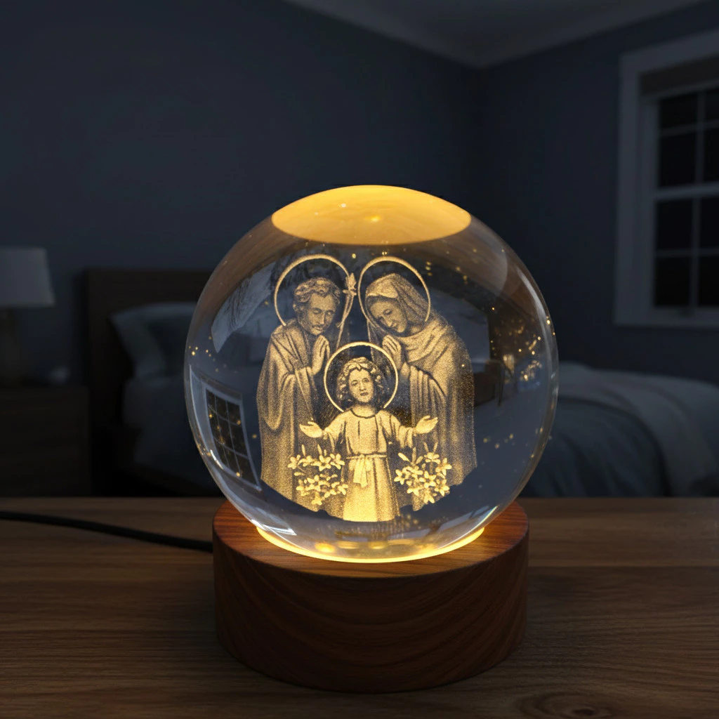 Luminária Mesa São Bento Sagrada Família Nossa Senhora Aparecida