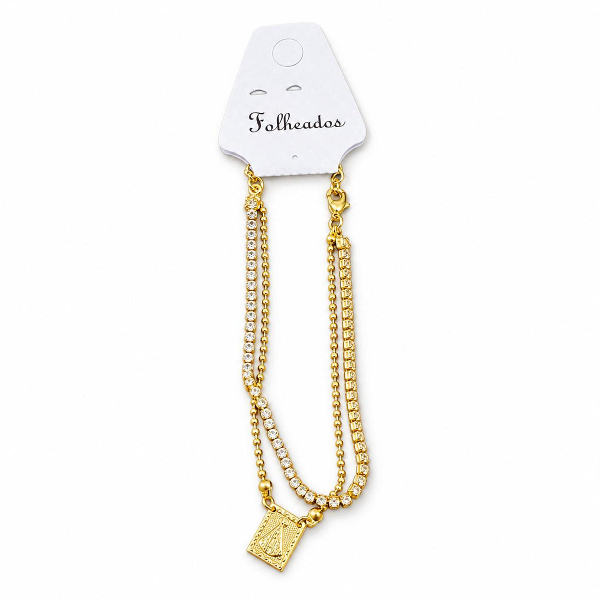 Pulseira Ajustável Dupla Nossa Senhora Aparecida