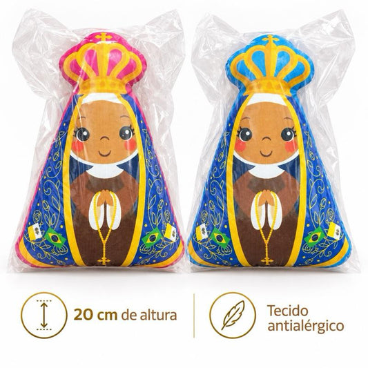 Almofada Naninha Nossa Senhora Aparecida Anjo Da Guarda Proteção Para Criança Naninha Oração Santo Anjo
