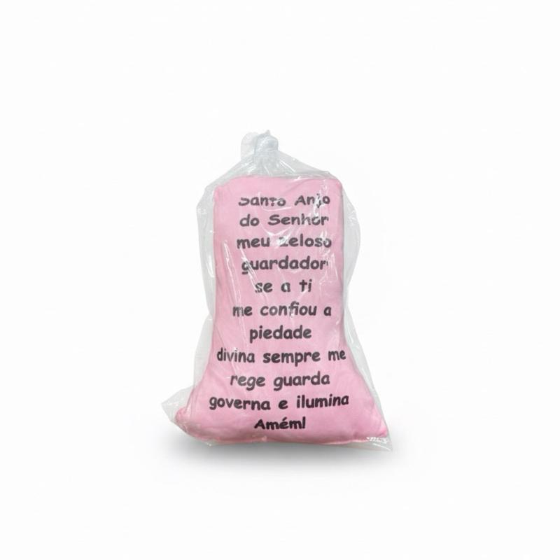 Almofada Anjo Da Guarda Proteção Para Criança Naninha Oração Santo Anjo