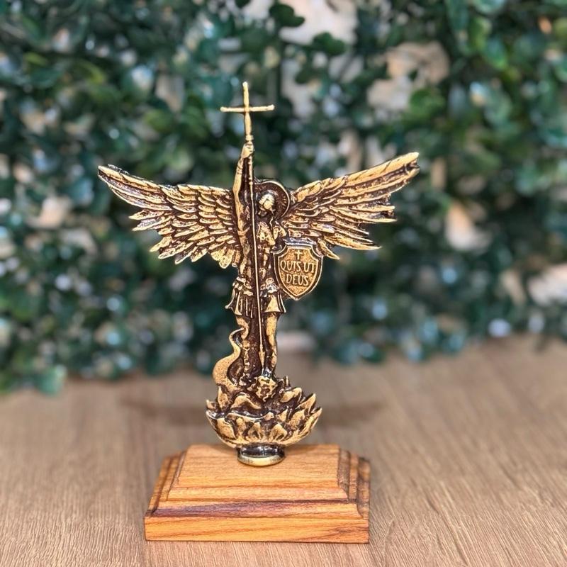 São Miguel Arcanjo Anjo Bronze