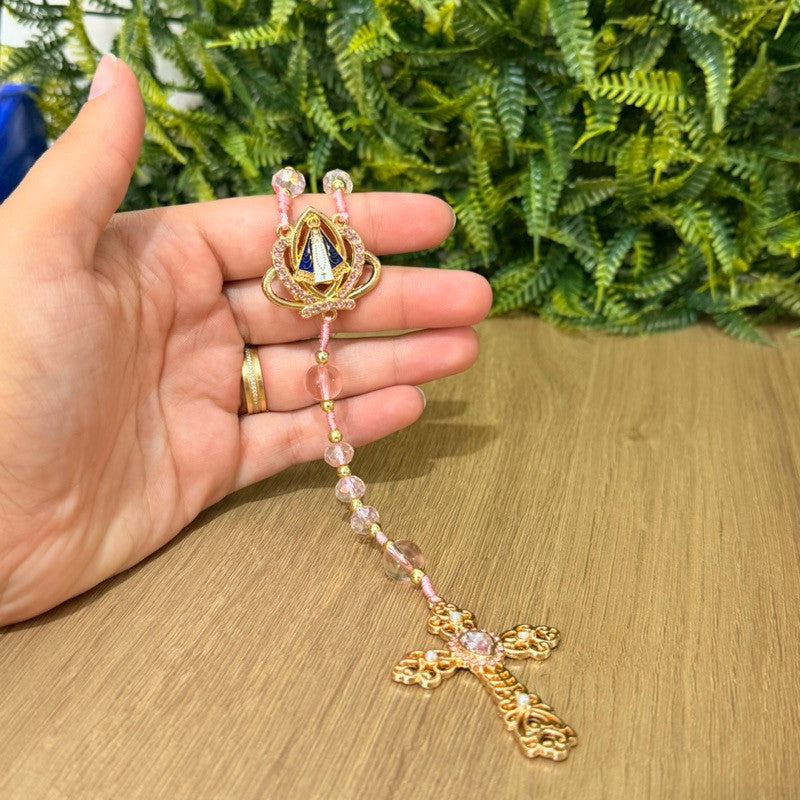Terço Cristal Luxo