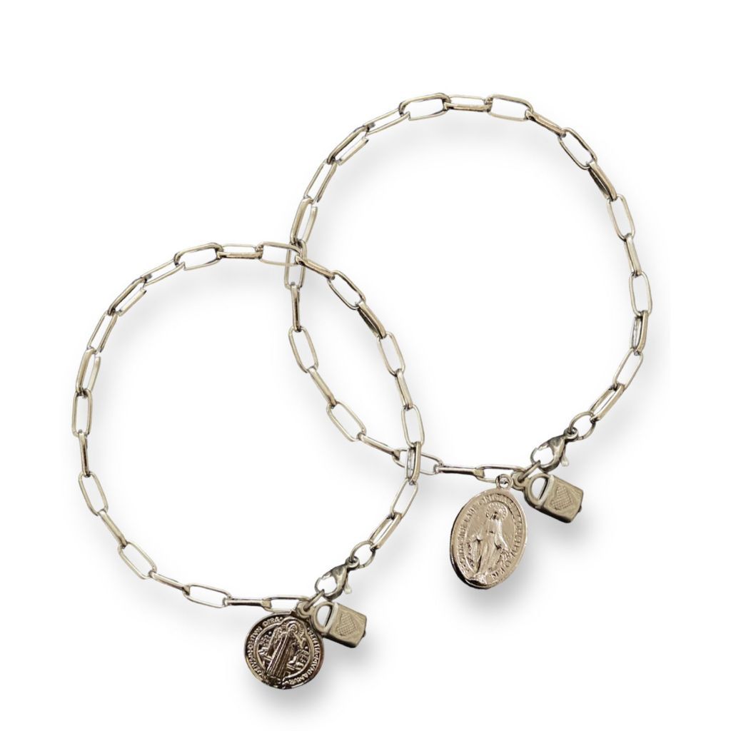Pulseira Cadeia Nossa Senhora das Graças E São Bento